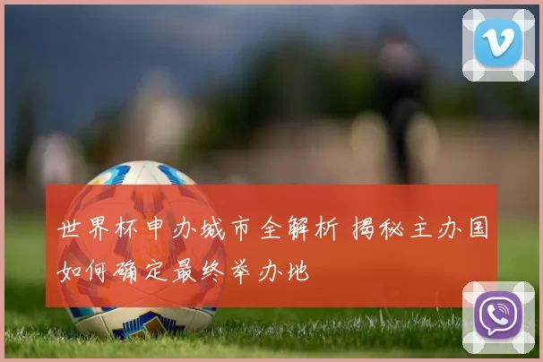 世界杯申办城市全解析 揭秘主办国如何确定最终举办地